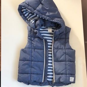 H&M blue vest